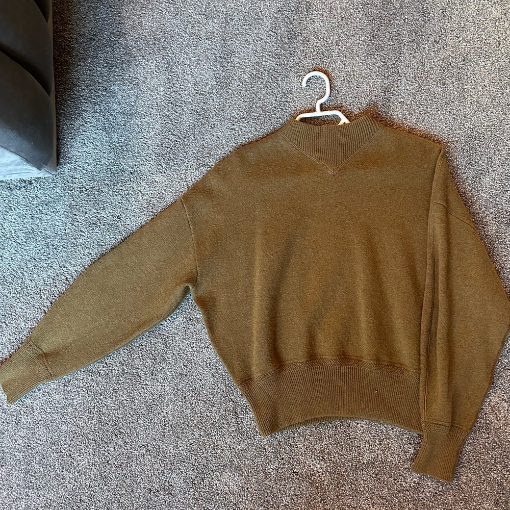 Isabel Marant Étoile mock neck olive sweater NWOT XS - Picture 8 of 9